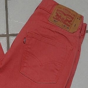 Levi's 501s Women's Coral Jeans